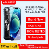 A+++ High Quality HOT Lcd Display Wholesale Price TFT Incell Display For iPhone X XS Max XR 11 12 Pro Max Screen Replacement