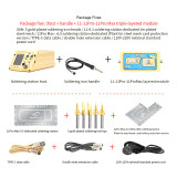 WL HT007 Universal Soldering Station Intelligent Tin Planting Mainboard Layered Heating platform for IPHONE X-14Promax mobile phone repair