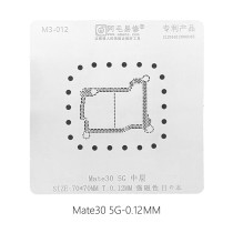 AMAOE M3-012 Huawei Mate30 5G motherboard middle layer 0.12MM reballing stencil