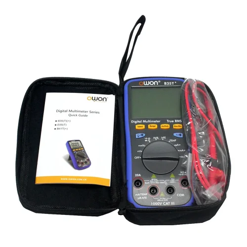 Owon B35T+ Digital Multimeter With Bluetooth True-rms Auto Range Voltmeter Current Voltage Ammeter Ohmmeter Ohm Tester