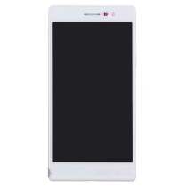For Huawei Ascend P7 Complete Screen Assembly With Bezel -White