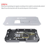Mijing Z20 PRO Motherboard layered middle frame reballing platform with Stencil foriphone X-14 pro max