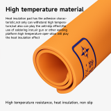 Xinzhizao High temperature heat insulation pad Silicone mat 500x350x5mm