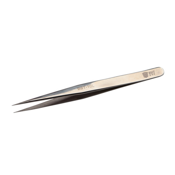 BEST Pointed Tweezers Stainless Steel Tweezers Fine Tip Tweezers Bright Wear-resistant Acid-resistant Tweezers BEST -10L/11L/12L/13L/14L/15L/16L/17L