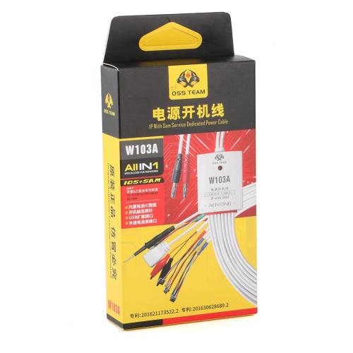 W103A/W103Cpower supply cable battery charging cable for iPhone 11 pro max xs max 4/4S/5/5S/6/6S/7/8/X Plus