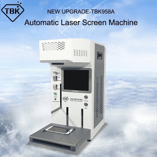 TBK 958A Portable LCD Frame Repair Fiber Laser Separator Machine Back Cover Separating with mold