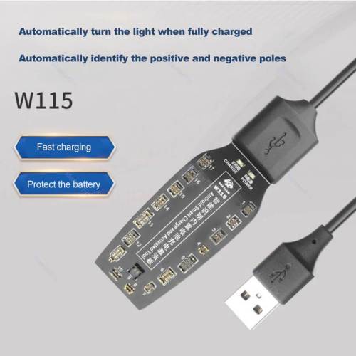 OSS W113 W115 Battery Charging Activation Test Boot Line for iPhone 4S-12promax Android Fast Charging Power Test Boot Line