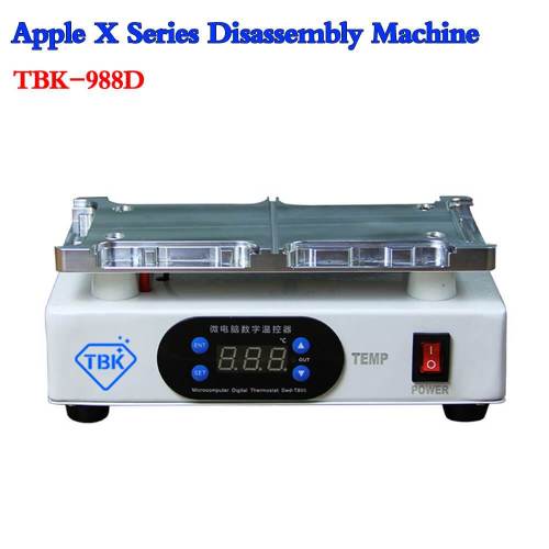 TBK 988D LCD Middle Frame Bezel Dismantle Separating Machine LCD Frame Remover Separator For iPhone X XR XS Xs Max Refurbish