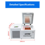 LIGHTSPEED-578 185 Degree  MINI Desktop LCD Freeze Separator Machine, -185 Degree  separation lcd touch screen glass Machine