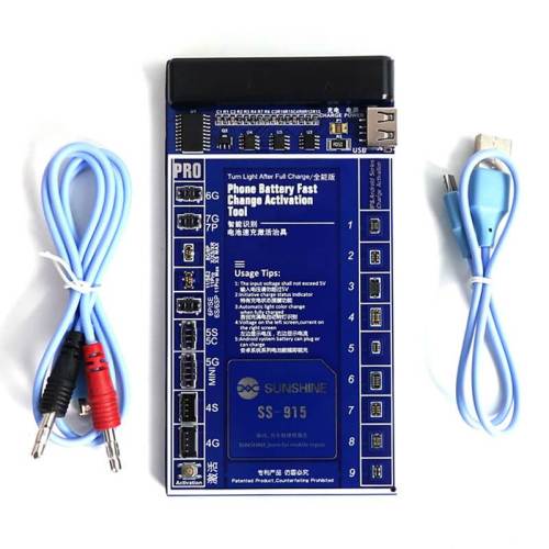 SUNSHINE SS-915 Universal Battery Activation Board for iPhone 4- X XS 11PRO MAX 12 Mini Pro Max for Android Full Range Phone