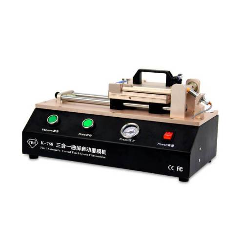 TBK-768 Newest 3 in 1 Automatic Curved Touch Screen OCA Film Laminating Machine for Curved Screen