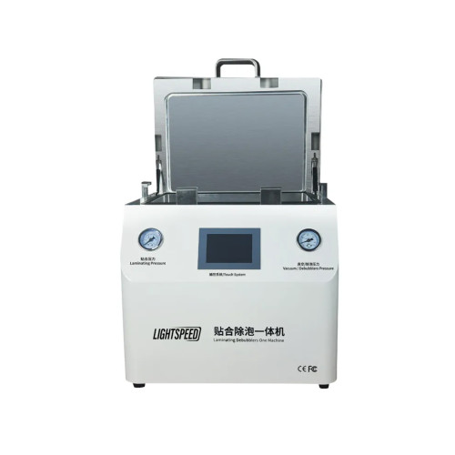 LIGHTSPEED-308A For Iphone Mobile Phone Oca Lcd Screen Repairing Vacuum Laminating Machine With Bubble Remove Defoaming