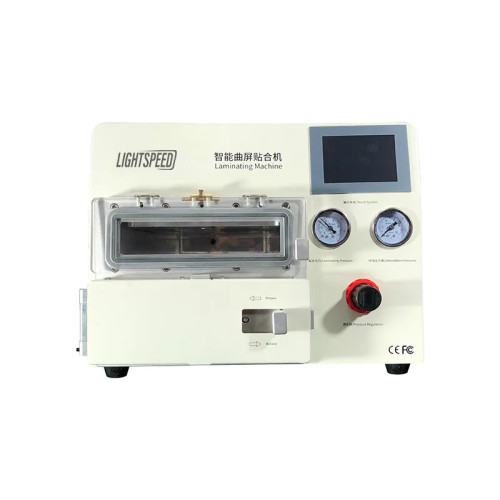 LIGHTSPEED-508A For Samsung iPhone iPad S9 S9+ Edge LCD OCA Repair Curved LCD Screen Vacuum Laminating Bubble Remover Machine