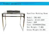 TBK-805 Dust Free Aluminum Work bench with Anti-static Curtains Iron Workbench With Cleaning Room for LCD Laminating Repair