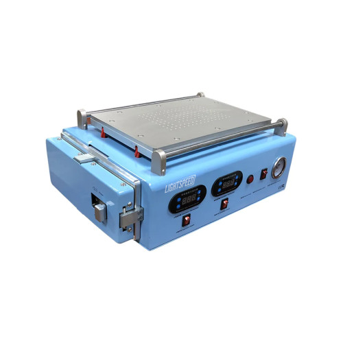 LIGHTSPEED-968C mini debubbler10inch plate heating separate machine with wire separating lcd touch screen damged glass repair