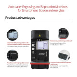 LIGHTSPEED-958Z UV Laser Remover Marking Machine Back Glass Rear Cover Frame Separating Machine for iPhone 12 11 X XS Max 8