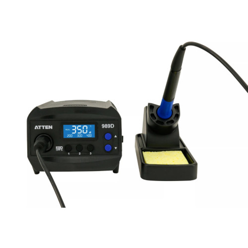 ATTEN AT-989D 110V 220V65W  Constant Temperature Electric 900M-T Soldering Iron Lead Free ESD Digital Soldering Station
