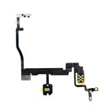 For Apple iPhone 11 Pro Power On Off Button Flex Cable Replacement With Bracket