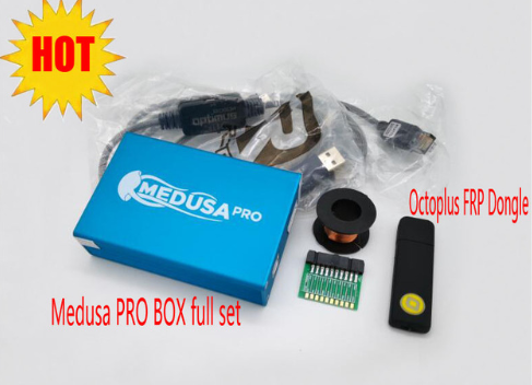 Medusa PRO Box Medusa Box with Octo plus frp Dongle and JTAG Clip MMC For LG For Samsung For Huawei with Optimus cable
