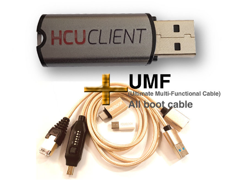 Original HCU Dongle + DC Phoenix Phone + UMF All Boot cable converter for Huawei DCunlocker upgrade