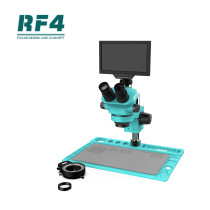 RF4 RF7050TVD2-YS010W Triocular Zoom Microscope 7-50X Continuous Zoom Electronic Phone PCB Repair Industrial Microscope