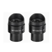 Microscope eyepiece lens Auxiliary lens  WF10x/24  1pair
