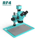 RF4 RF7050TVD2-4KC1 Trinocular Microscope 7-50X Zoom 4KC1 Camera Phone Motherboard IC Chips Repair Industrial Microscope