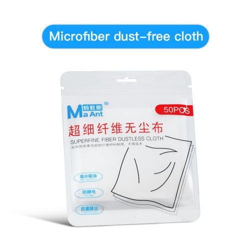 Maant Superfine Fiber Dustless Cloth and Electrostatic Fiber Clean Cloth Strong Water Absorption Dust Removal Antistatic Cloth