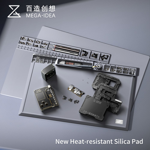 QIANLI MEGA-IDEA High Temperature Resistance Silicone Insulation Pad Work Pad Phone BGA PCB Soldering Station Repair