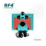 RF4 RF7050-PO4 Stereo Binocular Microscope 7-50X Continuous Zoom with PO4 Pad Electronic Phone Repair Microscope