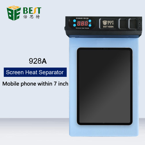BST-928A 350W LCD Screen Heating Separator For Tablet Phone Screen Repair Separation With Screw Placement Hole Soft Material