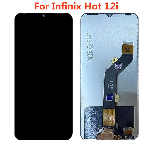 6.6'' Inch Hot12i LCD For Infinix Hot 12i X665B X665 LCD Display Touch Screen Digitizer Assembly Replacement Parts