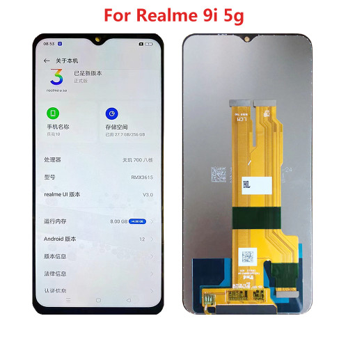 6.6  For Realme 9i 5G LCD RMX3612 RMX3615 LCD Screen Realme 10S LCD Display Touch Screen Panel Digitizer Assembly Replacement