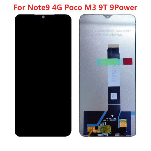 For Xiaomi Redmi Note 9 4G M2010J19CG Poco M3 LCD Touch Screen Panel Digitizer Assembly For Redmi 9T 9 Power Display Replacement
