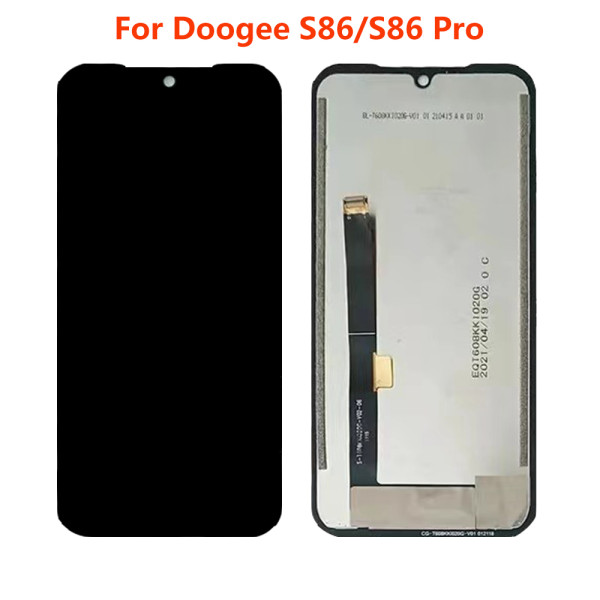 6.1 Inch For DOOGEE S86 LCD Screen S86 Pro LCD Display Touch Screen Digitizer Assembly Repair Replacement Parts
