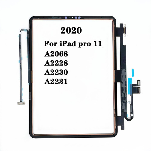 Original TouchScreen For IPad Pro 11 2020 A2068 A2228 A2230 A2231 Touch Screen Digitizer Glass Sensor Panel Assembly Replacement