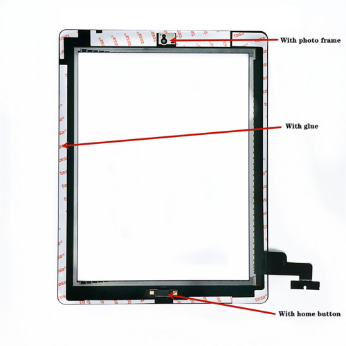 Original 9.7  Touch Screen For iPad 2 A1395 A1396 A1397 Touch Screen LCD Outer Display Replacement Digitizer Sensor Glass