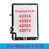 Original LCD Display For iPad Air 4 4th Gen Air4 2020 A2324 A2316 A2325 A2072 LCD Screen Touch Digitizer Assembly Panel Replace