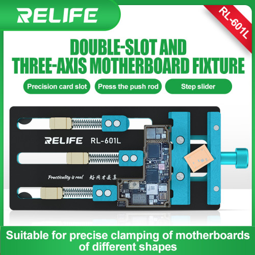 RELIFE RL-601L Double-slot and Three-axis Motherboard Fixture for Multi-functional Clamping Support Motherboard Soldering
