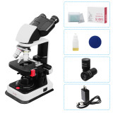 BM24 40X-2500X Biological Microscope Siedentopf Binocular Head Research-Grade Compound Lab Microscope With 3D Mechanical Stage