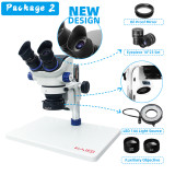 TX-50e New Zoom Stereo Microscope Set 3.5X-100X Binocular Continuous Zoom Stereo Microscope For Phone Soldering PCB Repair