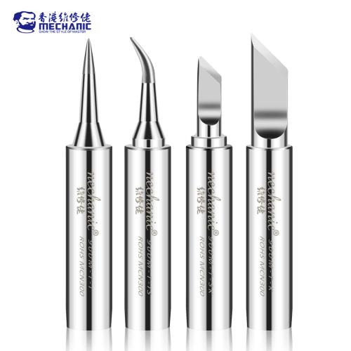 MECHANIC 900M-T Series Lead-free Pure Copper Electric Soldering Iron Tip Welding Tips For PCB BGA IC Chip Repair Solder Tool Kit