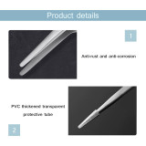 RELIFE ST-13 Precision Flat Tip Tweezers High Hardness Clamp Tightly Anti-magnetic Adsorption Phone Repair Tools