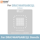 Amaoe DRA746APGABCQ1 BGA Reballing Stencil Planting Tin Maintenance Platform MPU Microprocessor IC Chip Steel Mesh