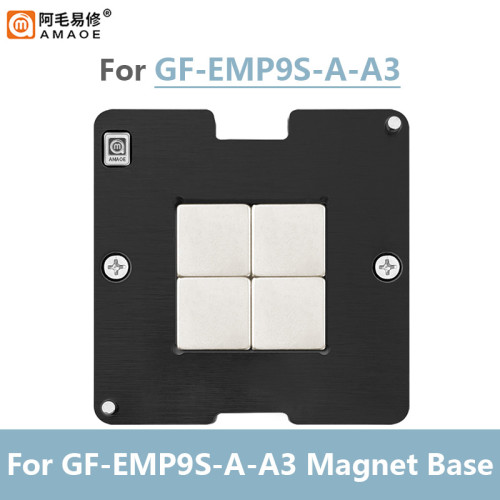 Amaoe GF-EMP9S-A-A3 BGA Reballing Stencil Platform Kits Magnetic Attraction Positioning Tin Planting Platform Chip Ball Planting