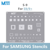 MaAnt BGA Reballing Stencil Kit For Samsung Motherboard CPU RAM Power NAND IC Chipping Planting Tin Heat Template