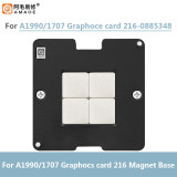 Amaoe 216-0885348 BGA Reballing Stencil Platform Kits for Mac book Graphics IC Chipset A1990/1707 Planting Ball Net