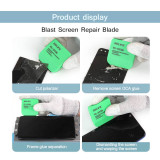 RELIFE RL-023B Multipurpose Magnetic Squeegee Screw-free Blade For Phone Polarizer Remove Screen OCA Frame Glue Disassemble