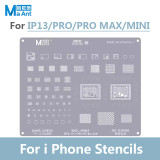 MaAnt BGA Reballing Stencil for IP 6-14 Pro MAX Motherboard CPU IC Chipping Planting Tin Template Soldering Steel Mesh