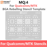 Amaoe MQ1 2 3 4 5 BGA Reballing Stencil 0.12mm Qualcomm MTK CPU RAM IC Chip Steel Mesh Tin Planting